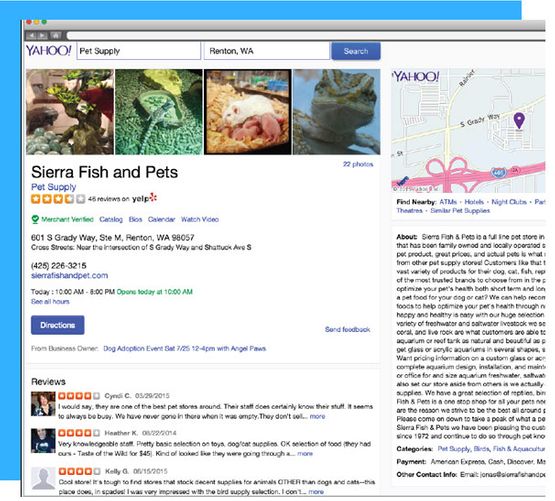 Image Yahoo Business Listings page 